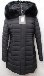 Куртки зимние женские VICTOLEAR БАТАЛ (black) оптом 20351968 2127-3-39
