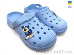 Кроксы, Rai shoes оптом 81-82 блакитний