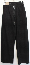 Спортивные штаны женские на меху (black) оптом 65702148 A139-1-12