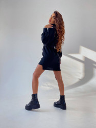 Платья женские (черный) оптом 62753894 094-43