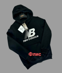 Худи мужские на флисе (black) оптом 50421369 02-52