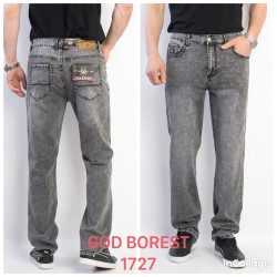Джинсы мужские ПОЛУБАТАЛ оптом 92438650 1727-43