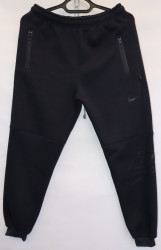 Спортивные штаны юниор на флисе (black) оптом 76024513 10-65