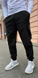 Спортивные штаны мужские (черный) оптом 40752198 928-5