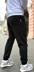 Спортивні штани чоловічі (чорний) оптом