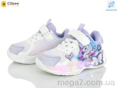 Кроссовки, Clibee оптом EB665 purple LED