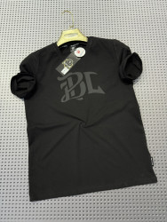 Футболки мужские (чёрные) оптом 80597461 34-115