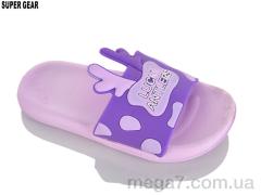 Шлепки, Super Gear оптом 02-758 lilac