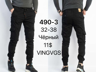 Джинсы мужские ПОЛУБАТАЛ оптом 02314589 490-3-1