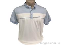Футболка, TurkishBrend оптом 2002 біло-блакитний