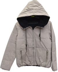 Куртки демисезонные двухсторонние женские БАТАЛ оптом 70613492 2153-41