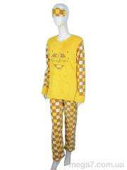 Пижама, Obuvok оптом OBUVOK 1894 yellow, флис (04957)
