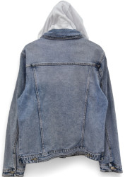 Куртки джинсові жіночі БАТАЛ оптом DRAGON