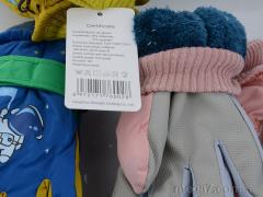 Перчатки, RuBi оптом Дутік підліток 001-3 mix