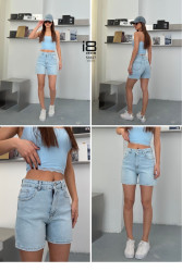 Шорти джинсові жіночі I8DENIM оптом