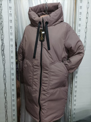 Куртки зимние БАТАЛ женские на меху оптом 01872456 03-36