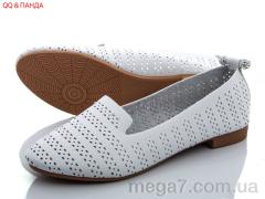 Балетки, QQ shoes оптом XF62 white