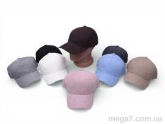 Кепка, Cheryagroup оптом BVH22505 мікровельвет на регуляторі mix
