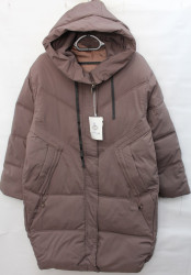 Куртки зимние женские БАТАЛ оптом 10346829 8801-34