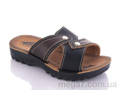 Шлепки, DeMur оптом K26-709 black-bro (24-30)