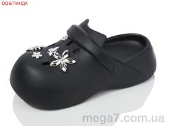 Кроксы, QQ&Панда оптом QQ49 black