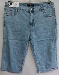 Шорты джинсовые женские LDM БАТАЛ оптом 92847510 L9783C-45