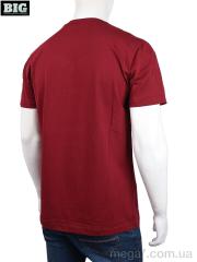 Футболка, BIG оптом 3707-064-1 bordo