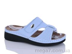 Шлепки, Sali-2 оптом 209-11 блакитний к.