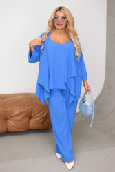 Костюмы женские БАТАЛ (3-ка) оптом 31428906 8958-194