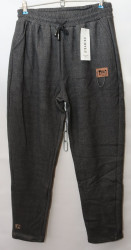 Спортивные штаны женские CLOVER БАТАЛ на меху (gray) оптом 36912578 BDL618-41