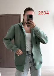 Спортивные кофты женские на флисе оптом 85306294 2604-1-89