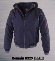 Куртки демисезонные мужские REMAIN БАТАЛ (синий) оптом 56123987 8329-35