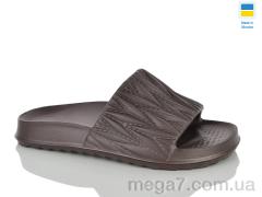 Шлепки, DeMur оптом W681 коричневий