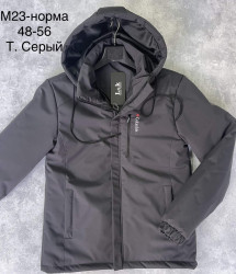 Куртки демисезонные мужские (серый) оптом 97206134 M23-33