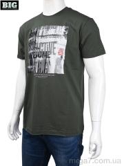 Футболка, BIG оптом 3707-109-1 green