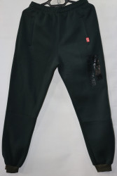 Спортивные штаны мужские на флисе (gray) оптом 91678042 05-36