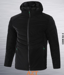 Куртки демисезонные мужские (черный) оптом 94760823 SU-3-52