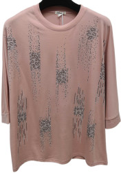 Футболки женские ПОЛУБАТАЛ оптом 46132908 Q6087-6