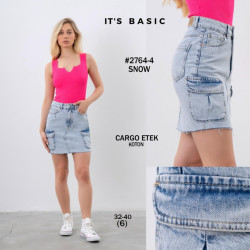 Юбки джинсовые женские ITS BASIC оптом 14853276 2764-4-3