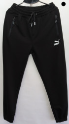 Спортивные штаны мужские (black) оптом 09134526 02-34
