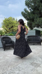 Сарафани жіночі (чорний) оптом BONAEMI