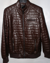 Куртки кожзам мужские FUDIAO (brown) оптом 89604253 605-36