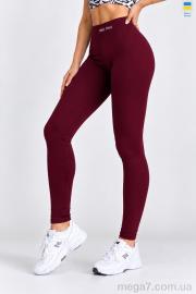 Лосины, Sport style оптом 700MU бордовий