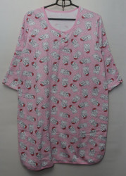 Ночные рубашки женские БАТАЛ с начесом оптом 46915802 02-2