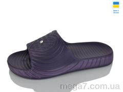Шлепки, Lot Shoes оптом Сердечко т.фіолетовий