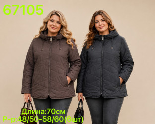 Куртки демисезонные женские оптом (синий) 90657814 67105-6