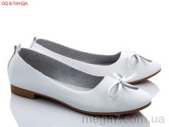Балетки, QQ shoes оптом XF55 white