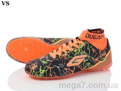 Футбольная обувь, VS оптом Dugana 006 black-orange