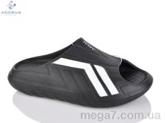 Шлепки, Acorus оптом 24-139 black