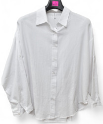 Рубашки женские  BASE БАТАЛ оптом 96812574 C6503-4